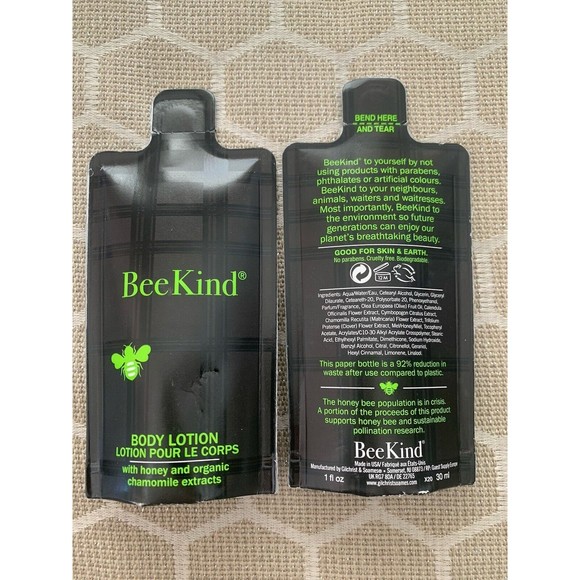 BEE KIND Gilchrist & Soames Bath Collection Soap Lotion Shampoo Travel Size 9 pc - Picture 2 of 4